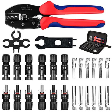 HASTHIP® Solar Crimping Tools Set with MC3 MC4 Wrench Spanner and 6pcs ...