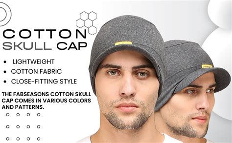 FabSeasons Cotton Skull Cap (Black) : Amazon.in: Clothing & Accessories