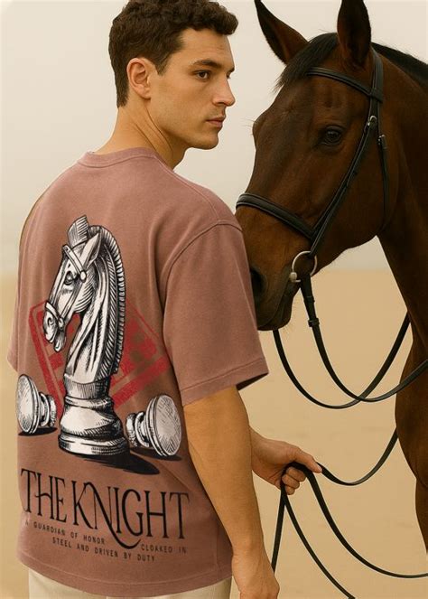 The Knight Mocha Premium Oversized T-shirt For Men – Kwabey