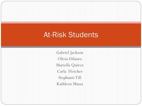 Image result for At-Risk Students