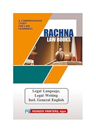 Buy Legal Language, Legal Writing & General English Book Online at Low ...
