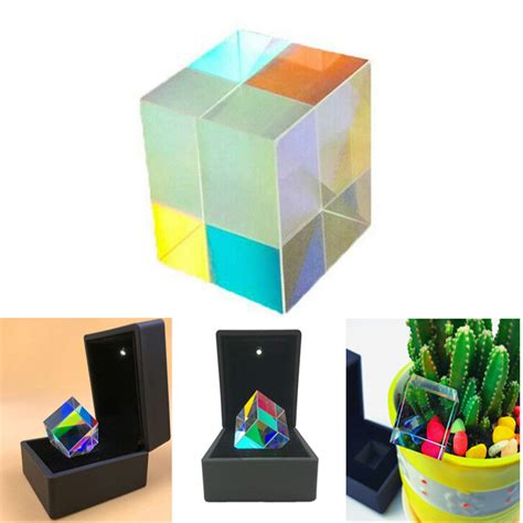 Buy X-Cube Optical Glass Dichroic Cube Prism RGB Combiner Splitter Gift ...