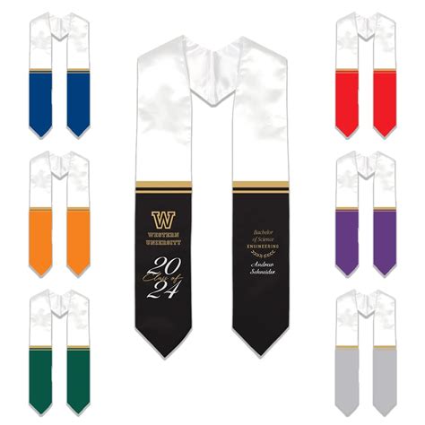 Buy ParaDecorPersonalized Graduation Stole 2024, Custom Stole ...