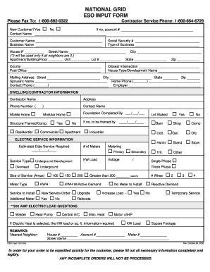 National Grid Work Order Status - Fill Online, Printable, Fillable ...