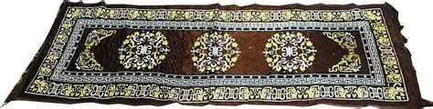 Kuber Industries Velvet Bed Side Runner- 72"x25", Brown, Standard ...