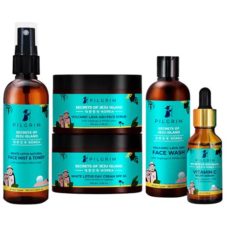 Foxy.in : Buy Pilgrim Jeju Face Ritual Premium - Face care kit online ...