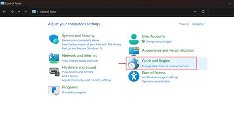 Image result for Control Panel Clock