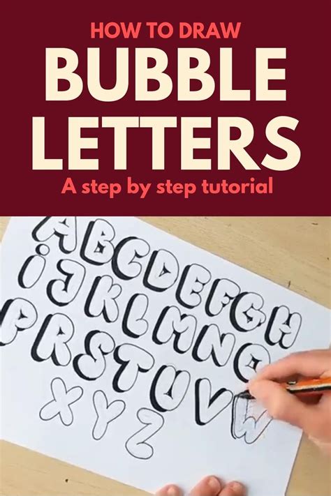 Image result for Bubble Letters Tutorial