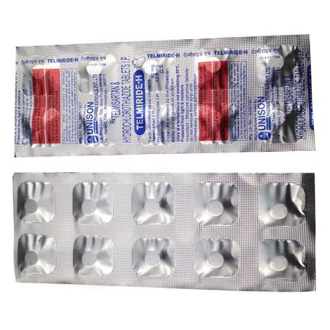 Telmiride H Tablet | Uses, Side Effects, Price | Apollo Pharmacy