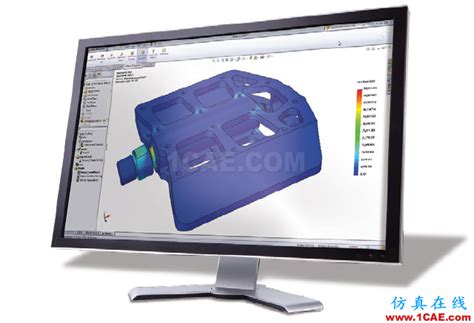Idealized Part SolidWorks Simulation 的图像结果
