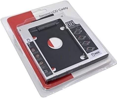 Universal 9.5mm SATA to SATA 2nd Hard Drive Caddy Adapter Tray ...