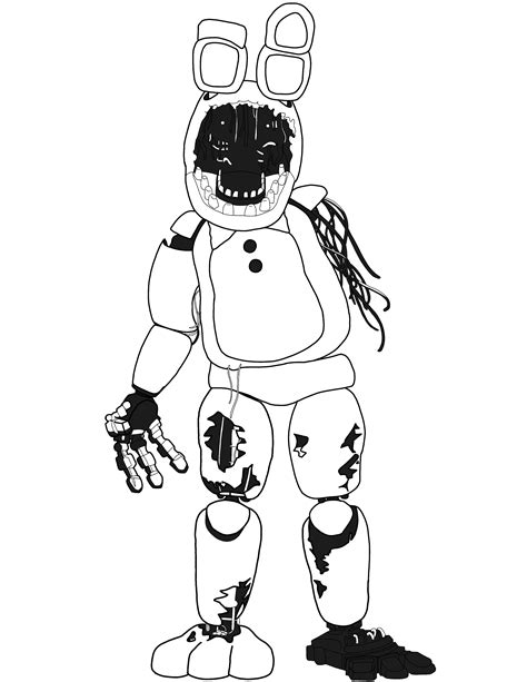 Bonnie Five Nights At Freddys Coloring Pages