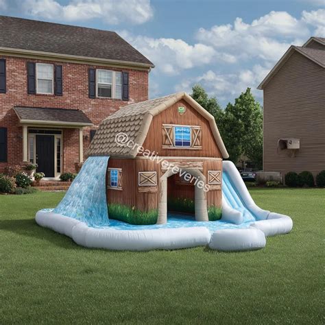 Inflatable Barn Pools: Country Charm Meets Backyard Splash