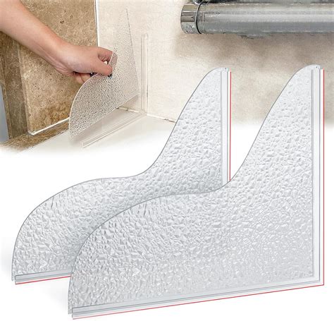 Amazon.com: Honitra Bathtub Shower Splash Guard, 2Pcs Classic Style ...