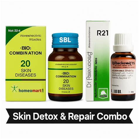 Skin Recovery Combos | BC 20 with Bakshi B38 & Reckeweg R21 for Eczema ...