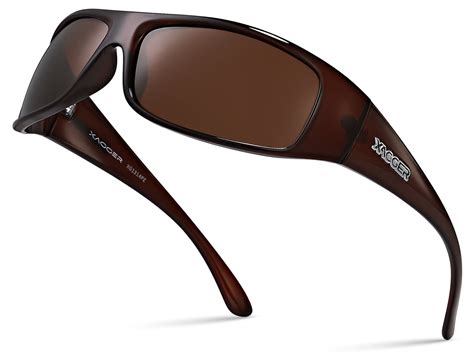 Xagger Polarized Wrap Around Sunglasses for Men Women Sports Driving ...