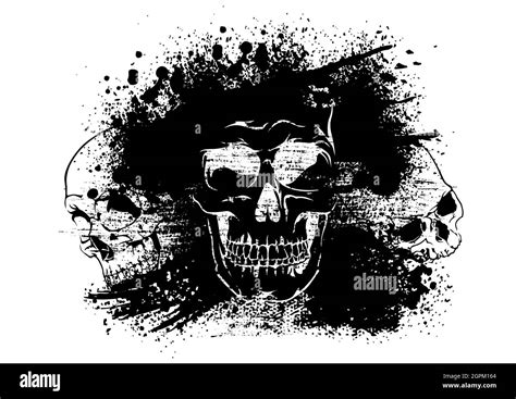 Image result for Skull Exploding Ink Drawing