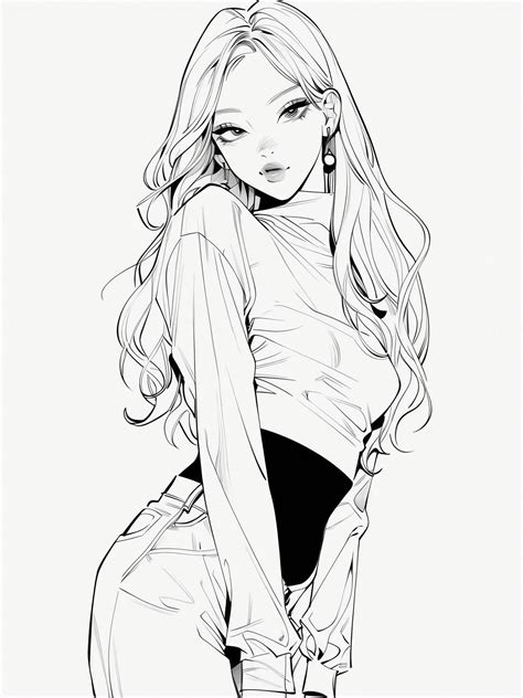 Kolorful K-pop: Colouring Pages of Fashion-forward Idols Digital ...