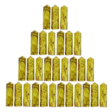 Green Opal Pencil Points - Premium Crystal Pencil Points - Crystal Heaven