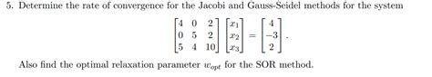 Image result for Jacobi method Convergence and Stability