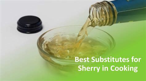 Cooking Sherry Substitute & Alternative Replacement