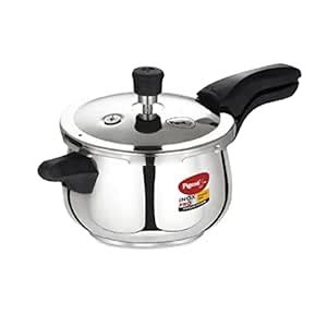 Buy Pigeon Inox Pro Stainless Steel Outer Lid Pressure Cooker Induction ...