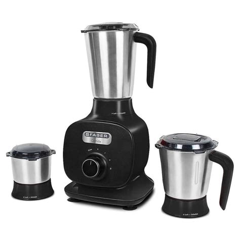 Buy Faber FMG Candy Mixer Grinder 800 W 3 Jars Black Online at ...