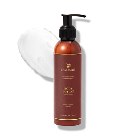 Buy Leaf Monk Ayurvedic Rose Body Lotion for Ultra Moisturization with ...
