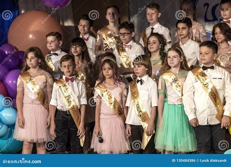 Odessa, Ukraine - May 31,2018: Children`s Musical Group Sing and ...