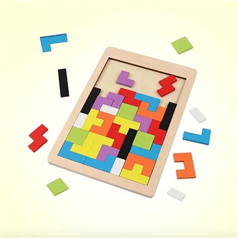 WITTY POPS - Wooden Tetris Russian Blocks Puzzle Game for Kids ...