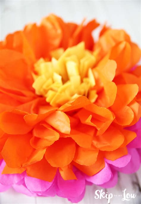 Image result for Tissue Paper Flowers Tutorial