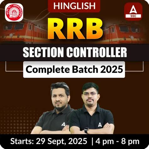 RRB Section Controller 2025 Complete Batch with ebooks for 2025-26 | H ...