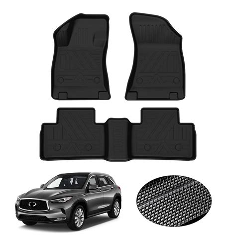 KUST All Weather Floor Mats for 2019-2021 Infiniti QX50/2022-2024 QX55 ...