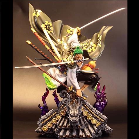 Buy Trunkin One Piece Roronoa Zoro PVC Action Anime 31 Cms Zoro Figure ...