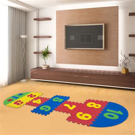 Hopscotch Play Mat | Jumbo Anti-skid Eva Foam Mat | 4 Years + – Desi Toys