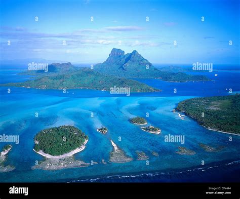 France, French Polynesia, Society Islands archipelago, Leeward Islands ...