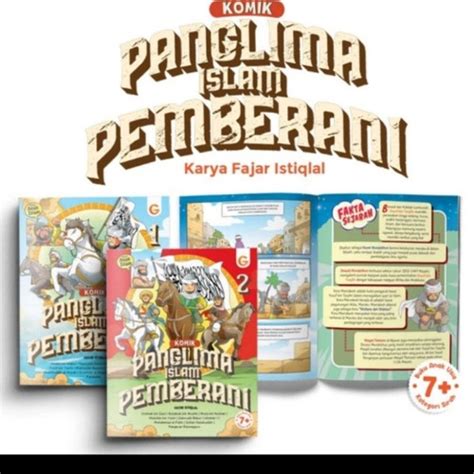 Jual BUKU KOMIK PANGLIMA ISLAM PEMBERANI SATU SET 2 BUKU ORIGINAL ...