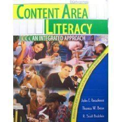 CONTENT AREA LITERACY: AN INTEGRATED APPROACH : Readence, John, Bean ...