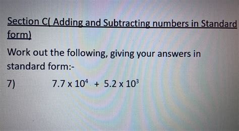 Adding Standard Form 的图像结果