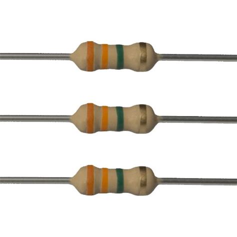 E-Projects 100EP5143M30 3.3M Ohm Resistors, 1/4 W, 5% (Pack of 100 ...