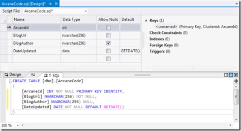 Image result for How to Create a Table Visual Studio