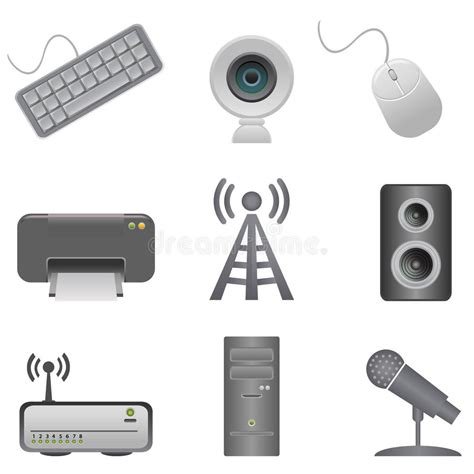 Image result for Computer Peripherals Illustration