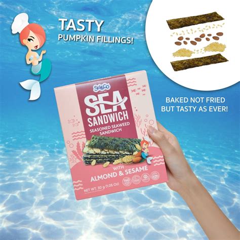 SELECO Seaweed Snacks - Seasoned Almond & Sesame India | Ubuy
