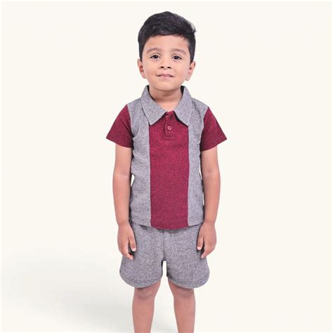 Grey Red Stripe Collar Set – House of Ko