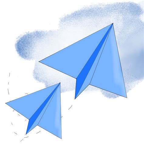 Paper Airplanes Flying