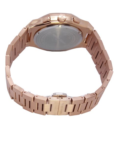 RODERICO GIULIANI ANALOG CHRONOGRAPH BLACK DIAL ROSE-GOLD CASE MEN'S W