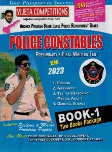 Andhra Pradesh State Police Constables Preliminary And Final Exam 2023 ...