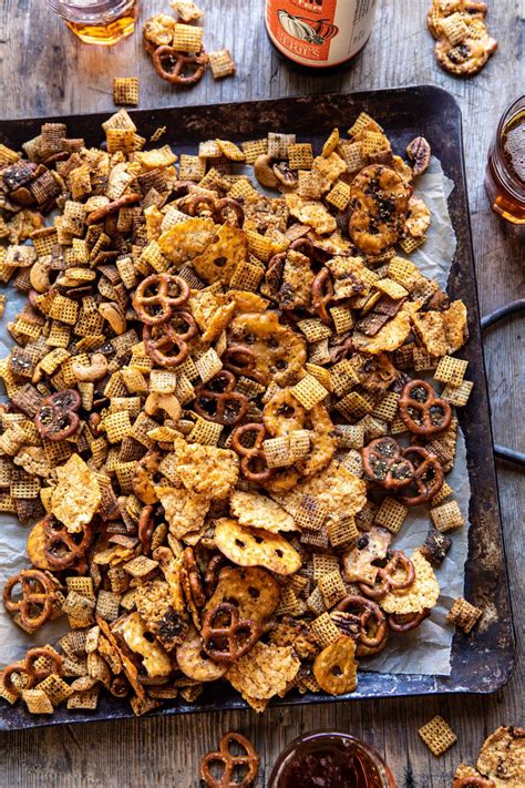Spicy Ranch Chex Mix. - Half Baked Harvest
