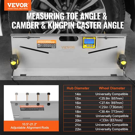 Image result for Camber Caster Toe in Alignment Tools