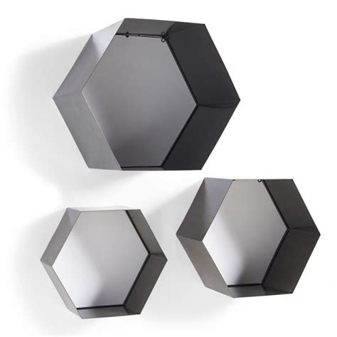 Set of Three Nesting Hexagon Shelves | Grandin Road